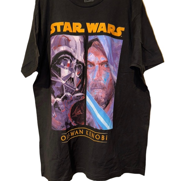 New Star Wars Obi Wan Kenobi and Darth Vader shirt sz XL - Picture 2 of 3